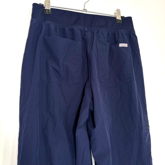 FIGS S Navy Blue Lined Windbreaker Jogger Scrub Pants Navy Blue W23SW2008P - Picture 10 of 12
